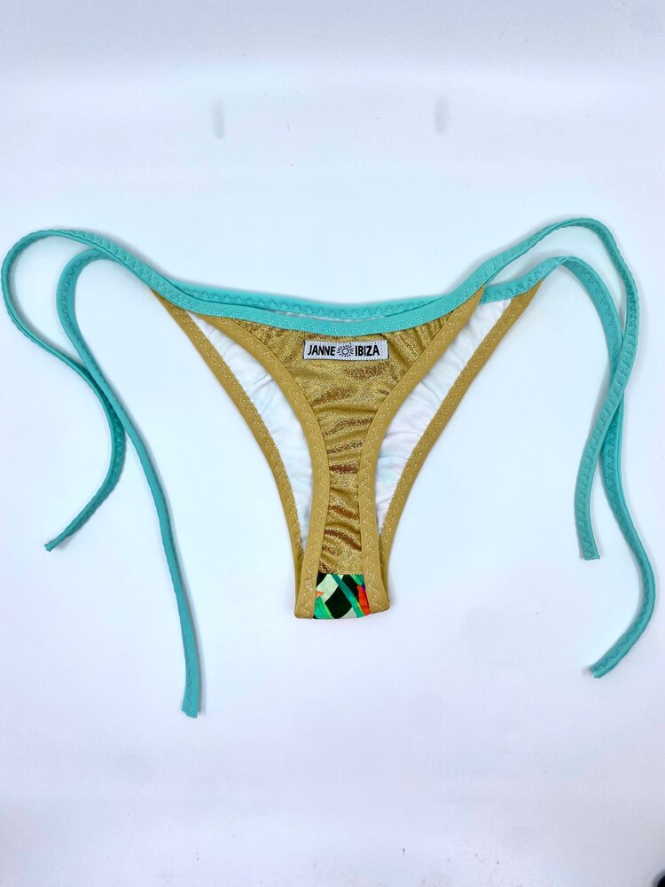 Glossy Low Waist G-string Micro Thongs Triangle Underwear