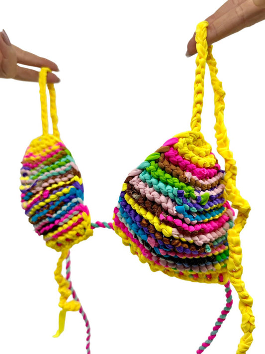 Multi Color sexy triangle Bikini Top 48