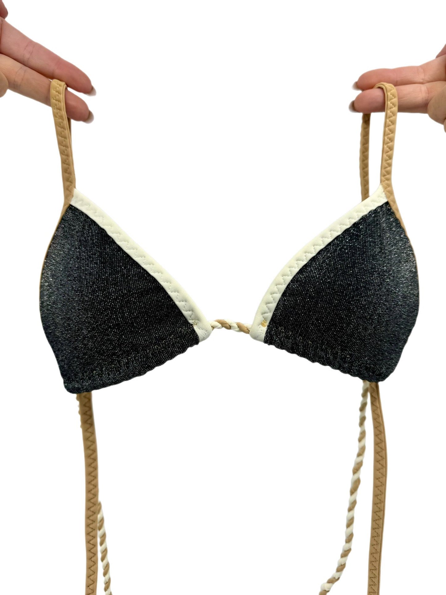 Doble Linning black Bikini Top 54