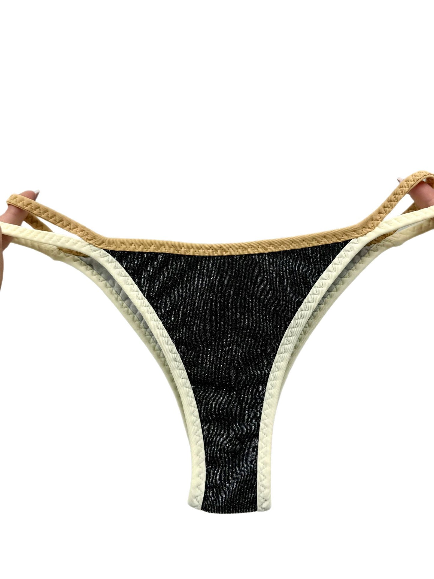 Doble Linning black Bikini Bottom 54