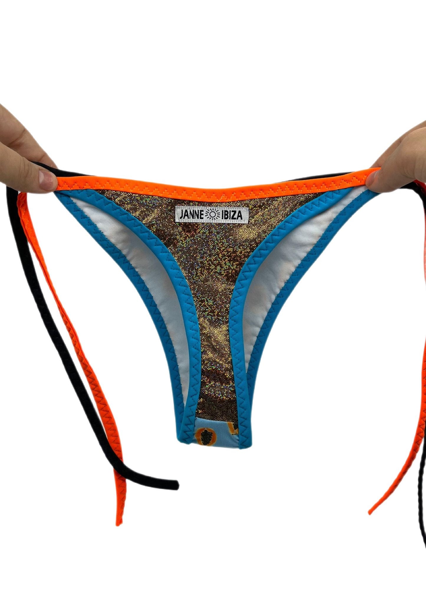 Glossy Low Waist G-string Micro Thongs Tanga