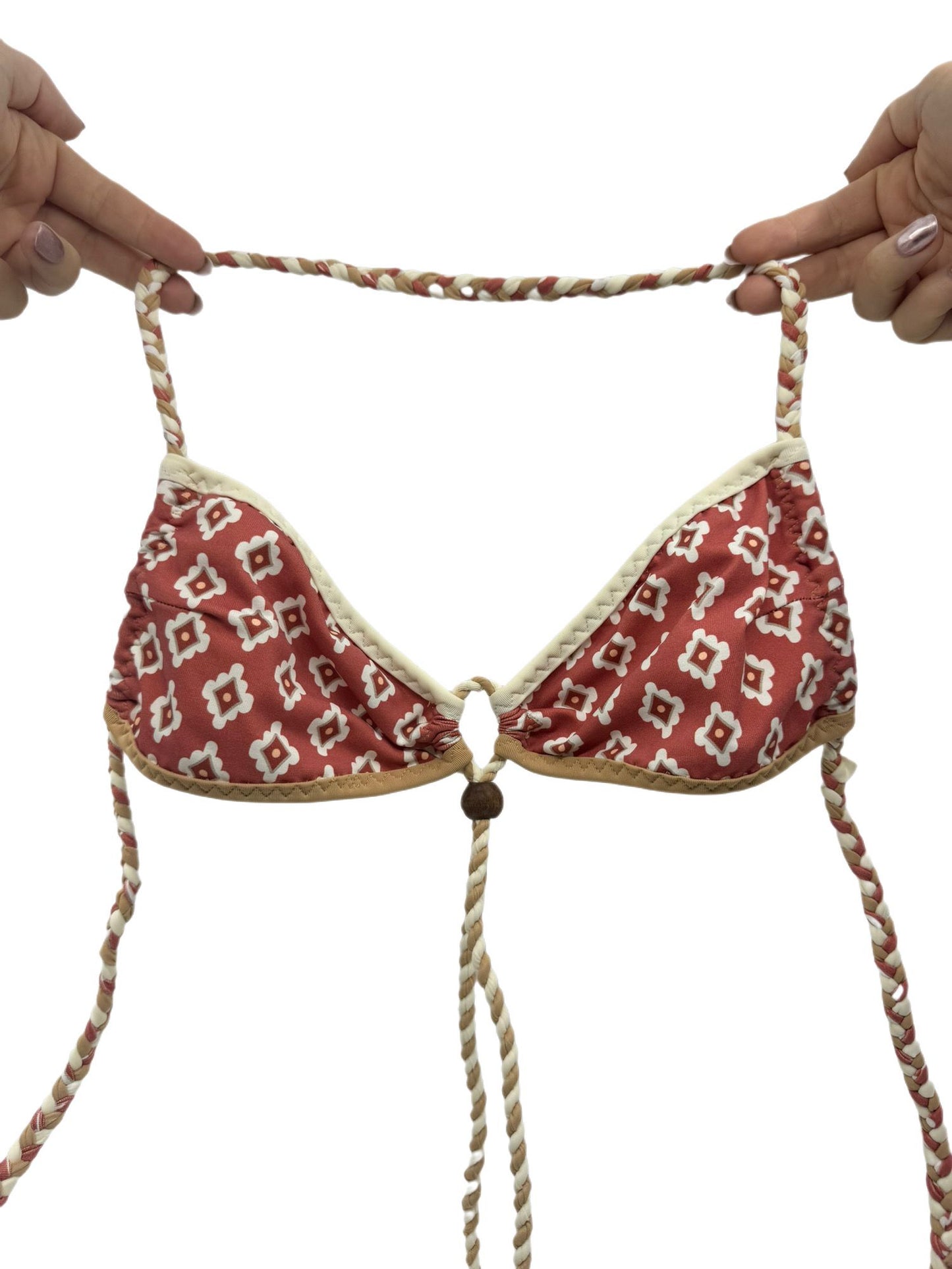 Floral Seamless Pattern Women Bikini Top 4