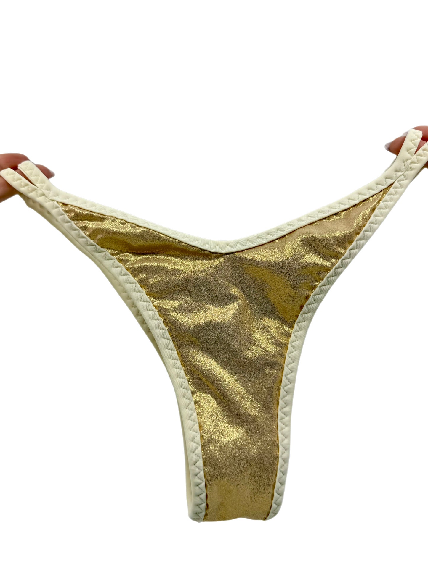 Golden Radiance Shimmer Bikini Bottom set 5