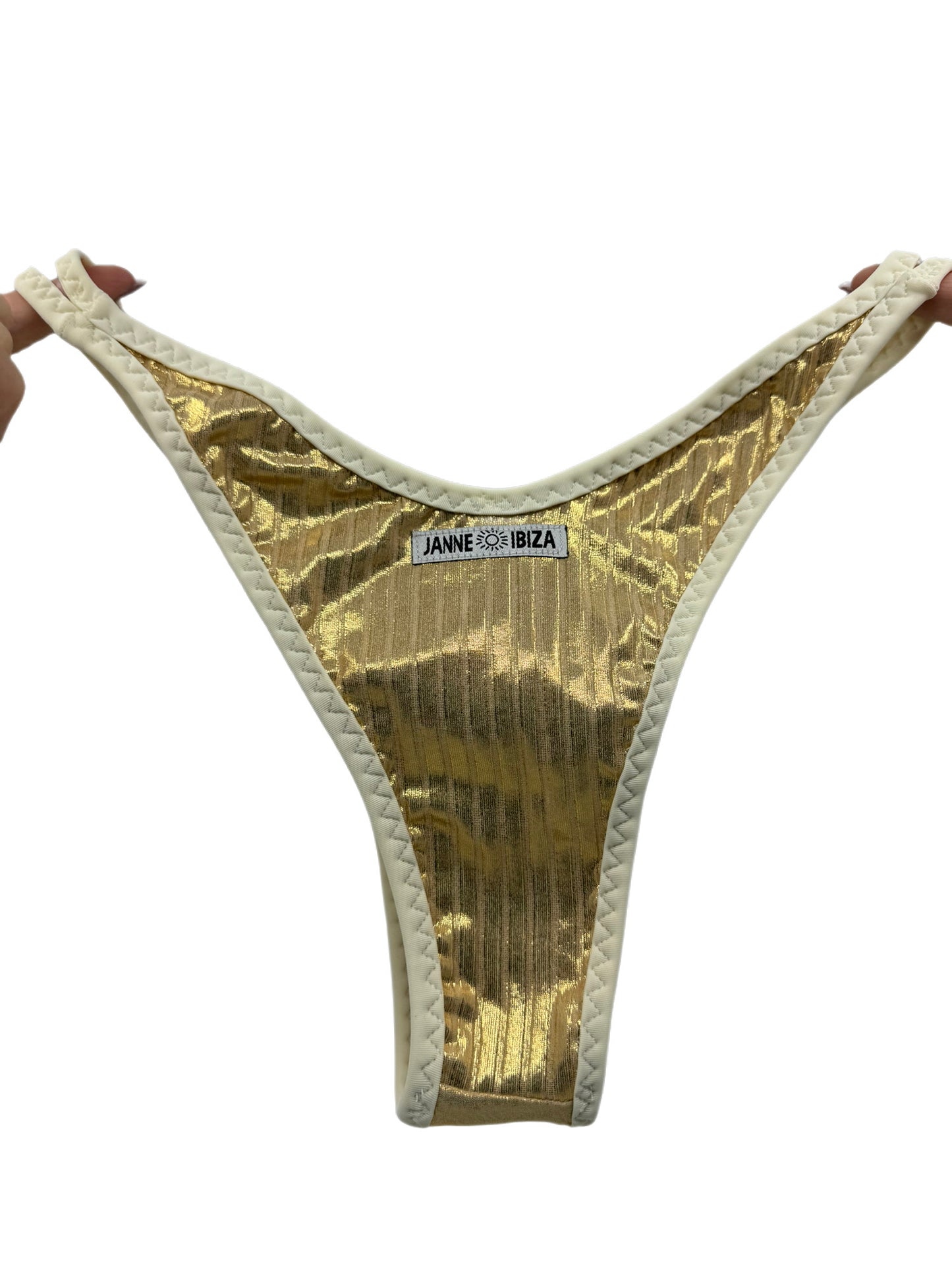 Golden Radiance Shimmer Bikini Bottom set 5