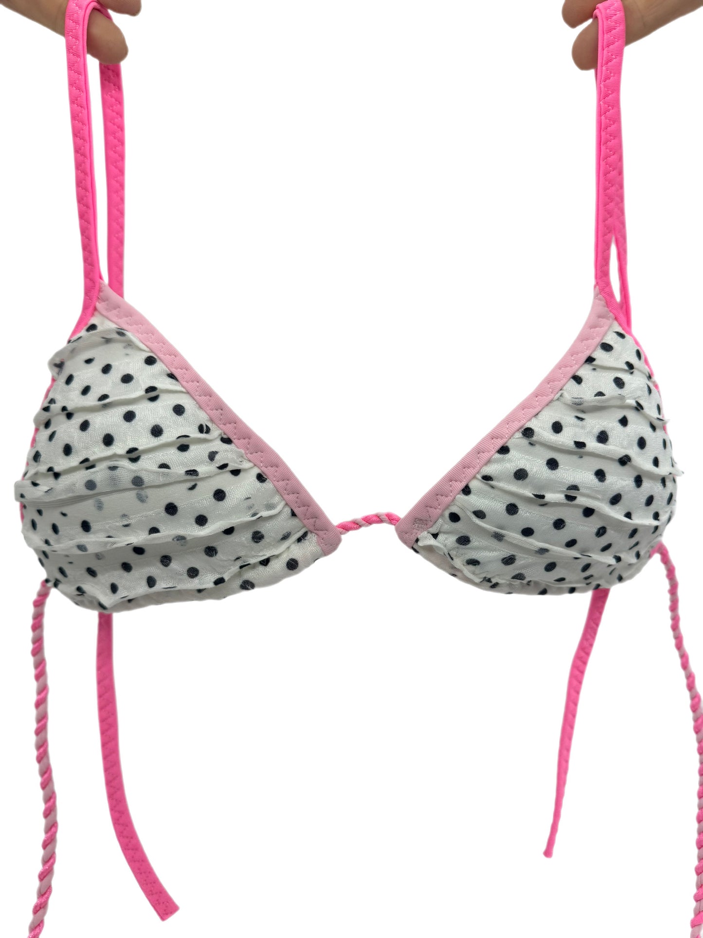 Polka Dot Skinny Dip Bikini Top 12