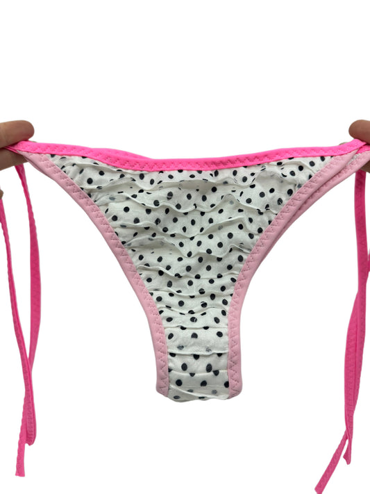 Polka Dot Skinny Dip Bikini Bottom 12