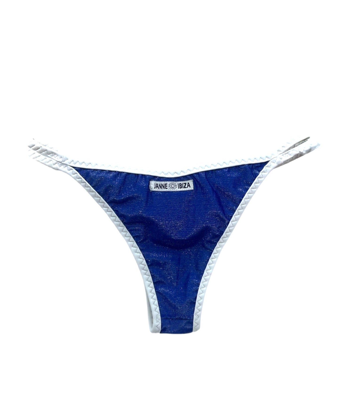 Navy blue and white classic BOTTOM  bikini 90
