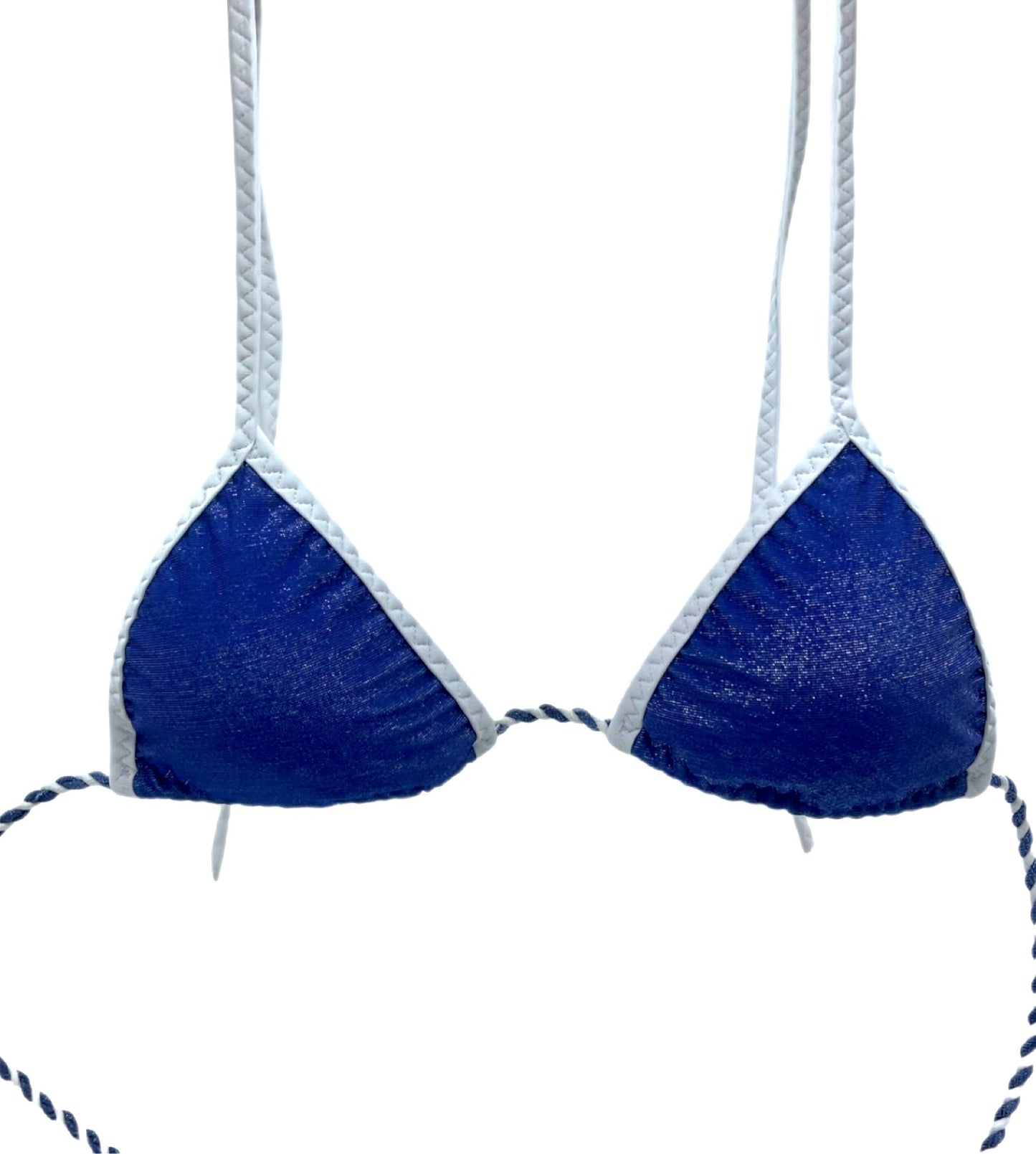 Navy blue and white classic TOP  bikini 90