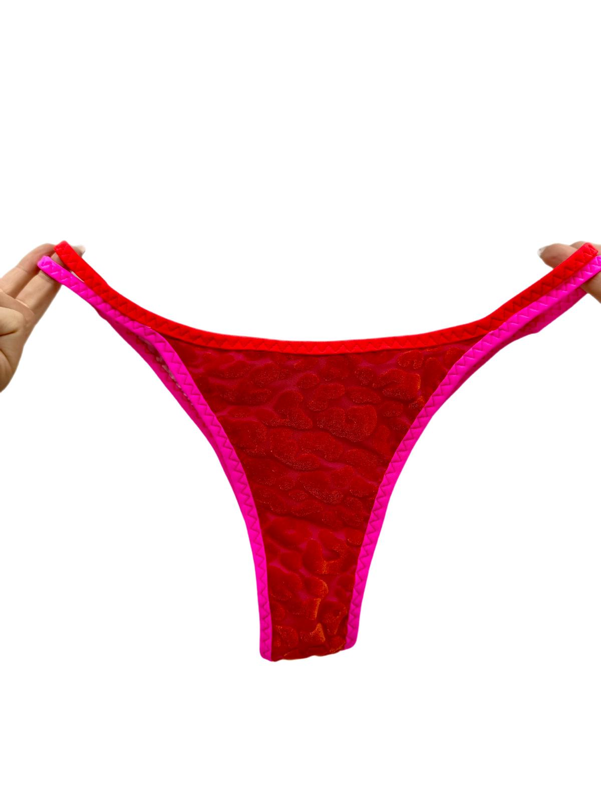 Sexy Red Stylish Bikini Bottom 45