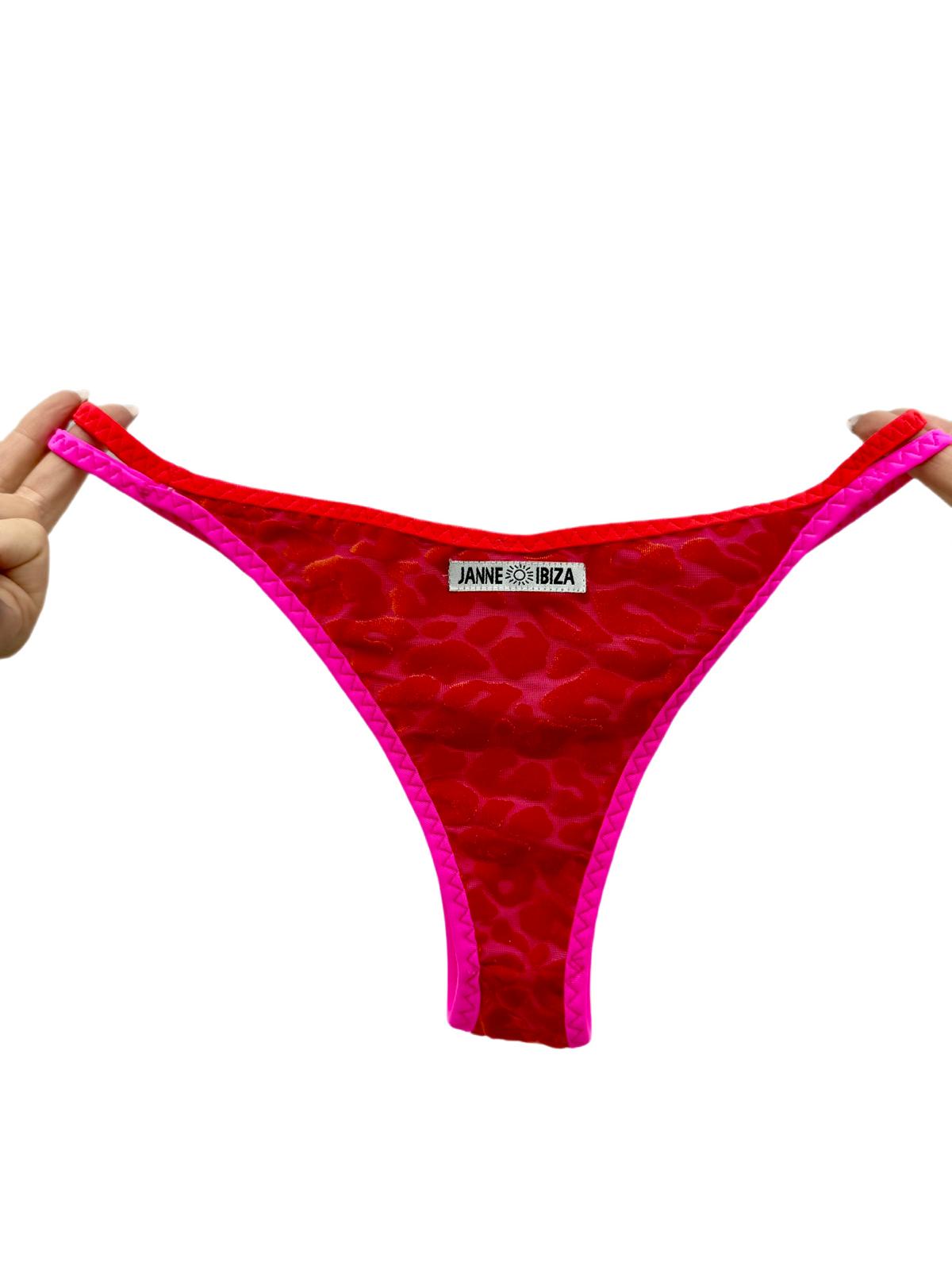 Sexy Red Stylish Bikini Bottom 45