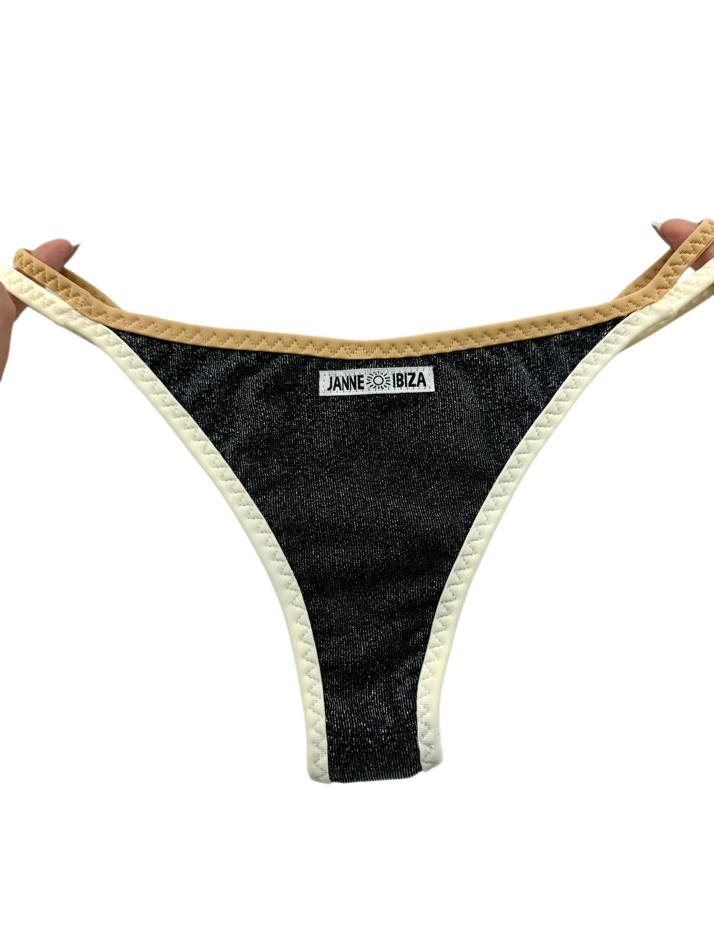 Doble Linning black Bikini Bottom 54