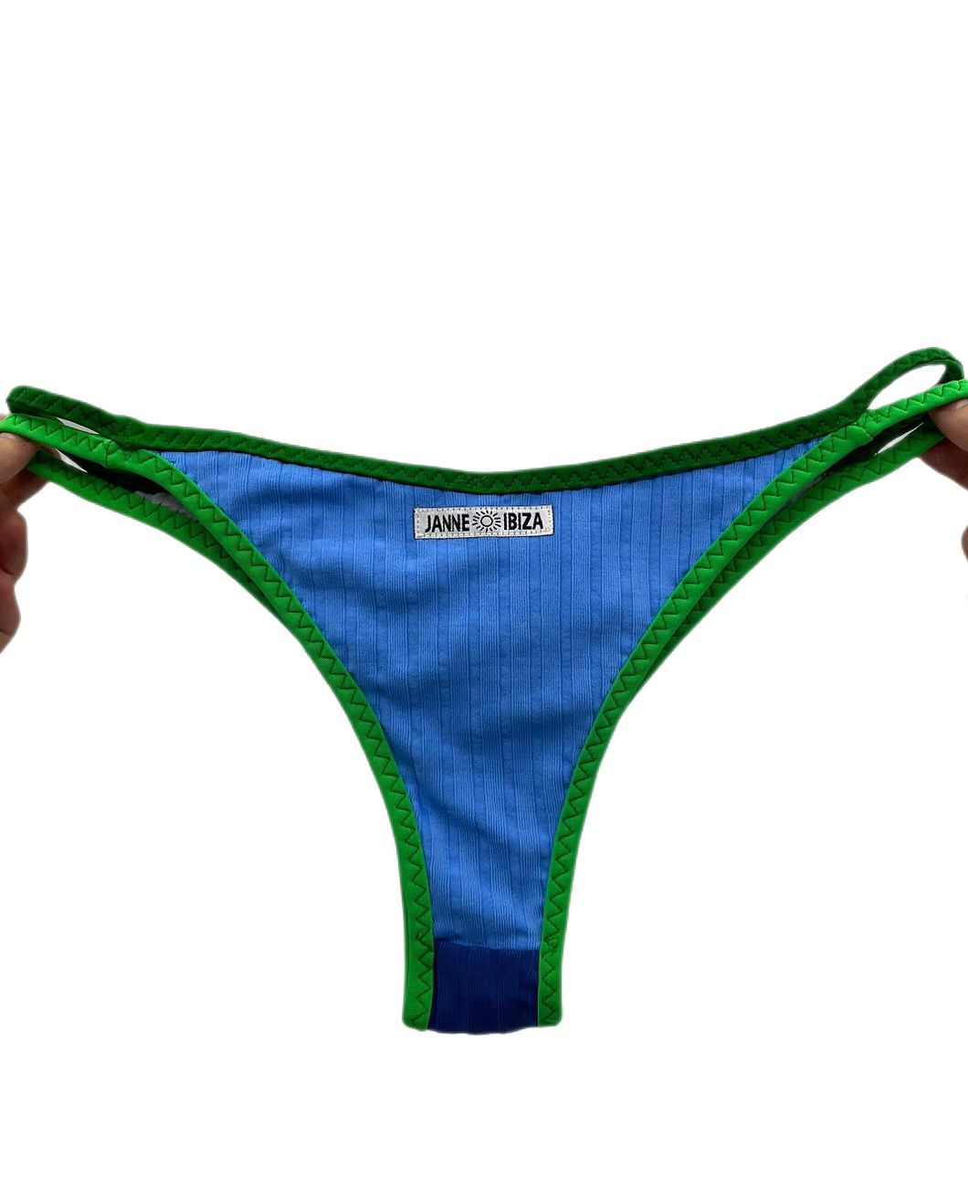 Blue and Green Color Stylish Bikini Bottom 56