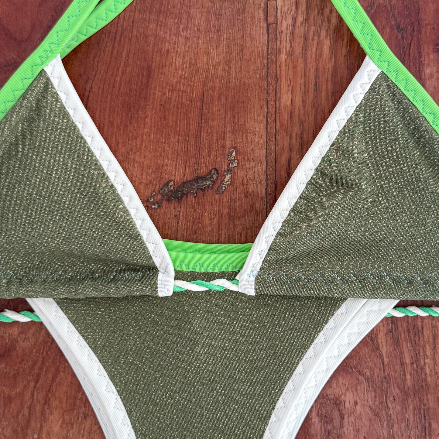 Electric Olive Bikini - One of a Kind