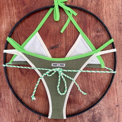 Electric Olive Bikini - One of a Kind