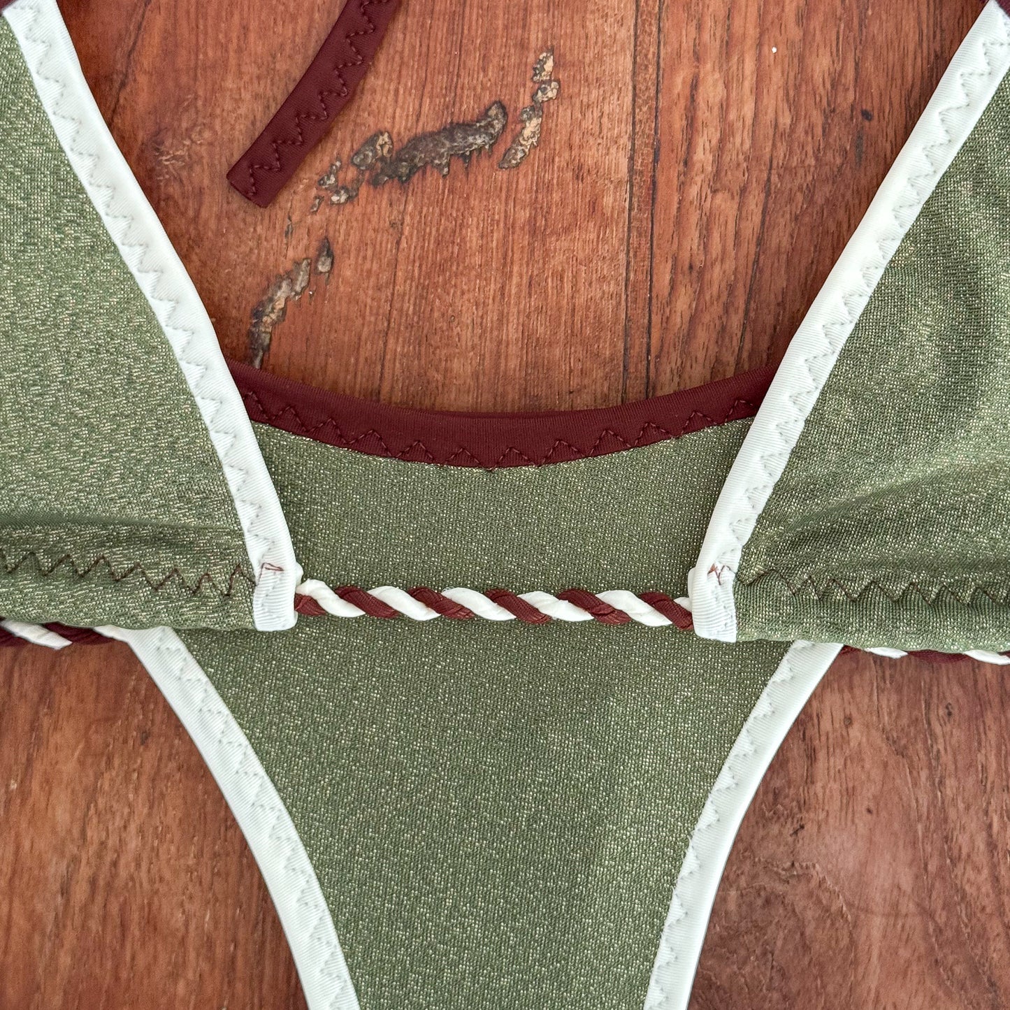 Olive Glow Bikini - One of a Kind