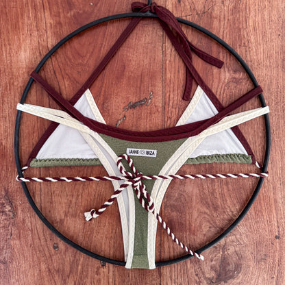 Olive Glow Bikini - One of a Kind
