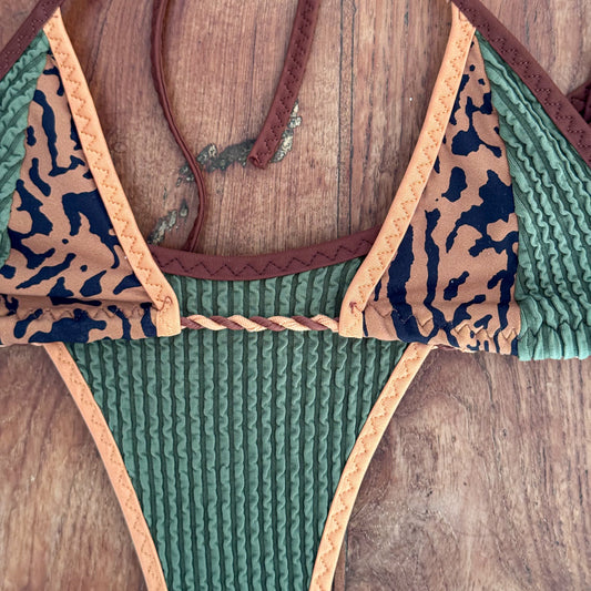 Wild Olive Bikini - One of a Kind