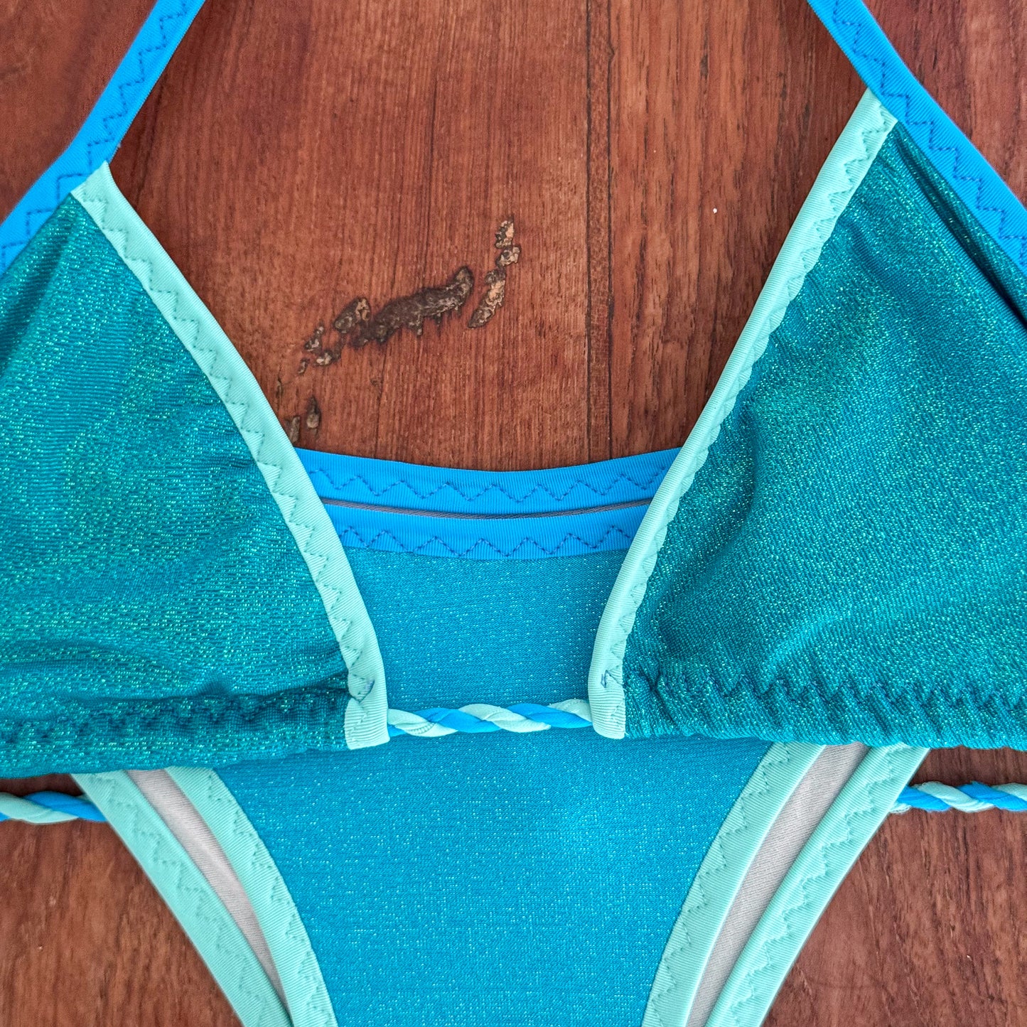 One-of-a-Kind Turquoise Bikini