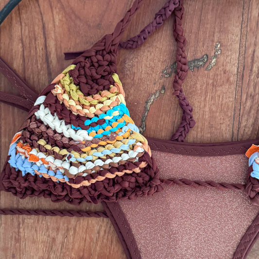 One-of-a-Kind Hand-Crocheted Bikini
